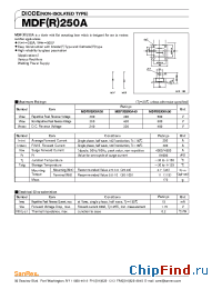 Datasheet MDR250A40 производства SanRex